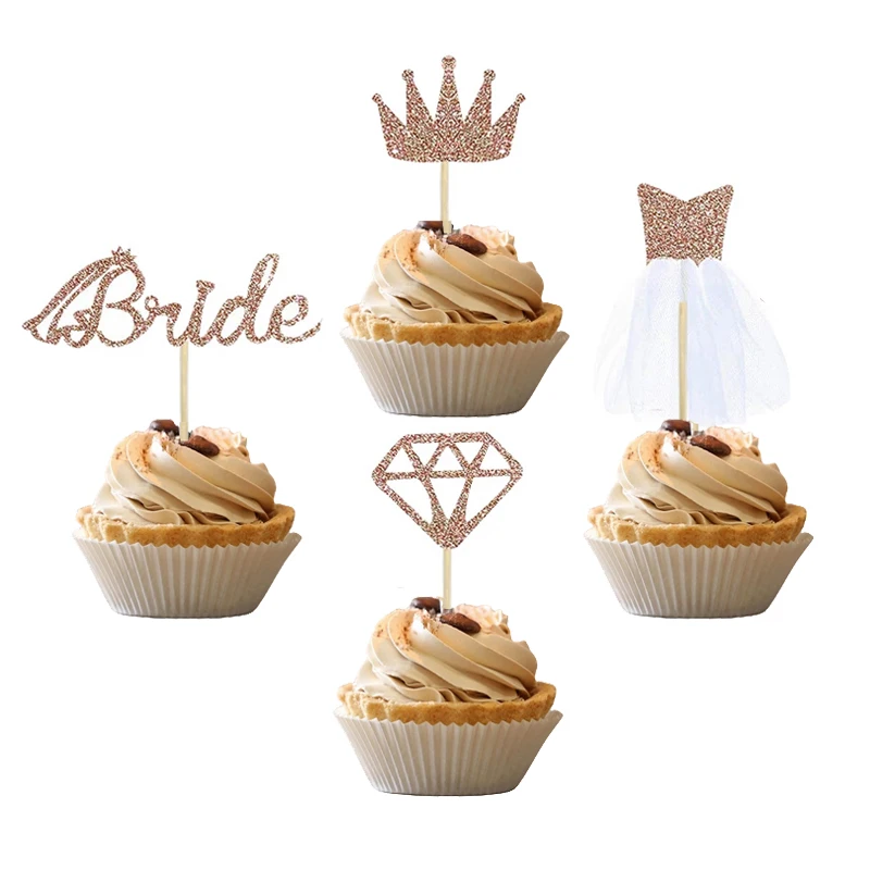 8 шт. свадебные принадлежности топперы для торта помолвки свадебной вечеринки