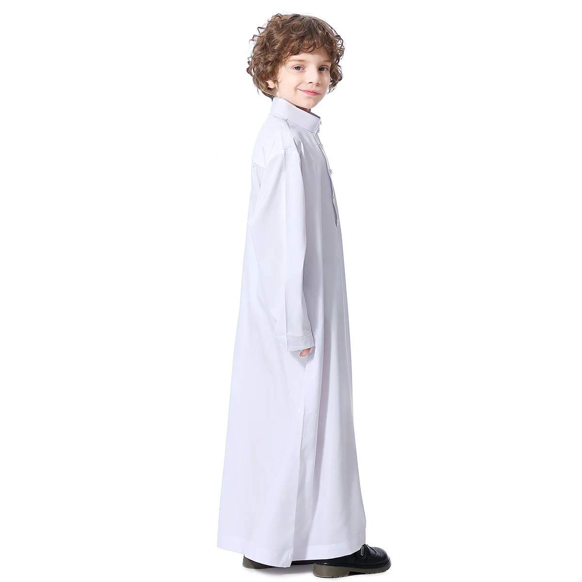 Boy's robe Muslim Summer Clothing 2022 Fashion Islamic Red Jubba Thobe Evening Party Malaysia Ramdan And Eid Platt Indian Kaftan