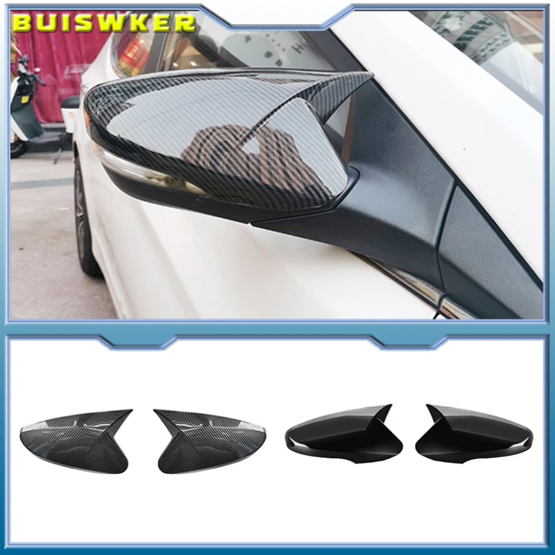 For Hyundai Elantra 2012-2018 Mirror Modified Horn Rearview Mirror Shell Cover