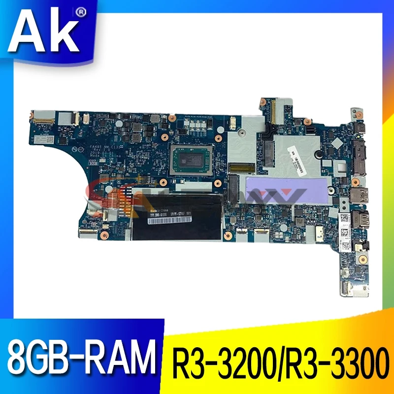 

NM-C131 For Lenovo Thinkpad T495 Laptop motherboard With CPU AMD R3-3200/R3-3300 8GB-RAM DDR4 100% Fully Tested