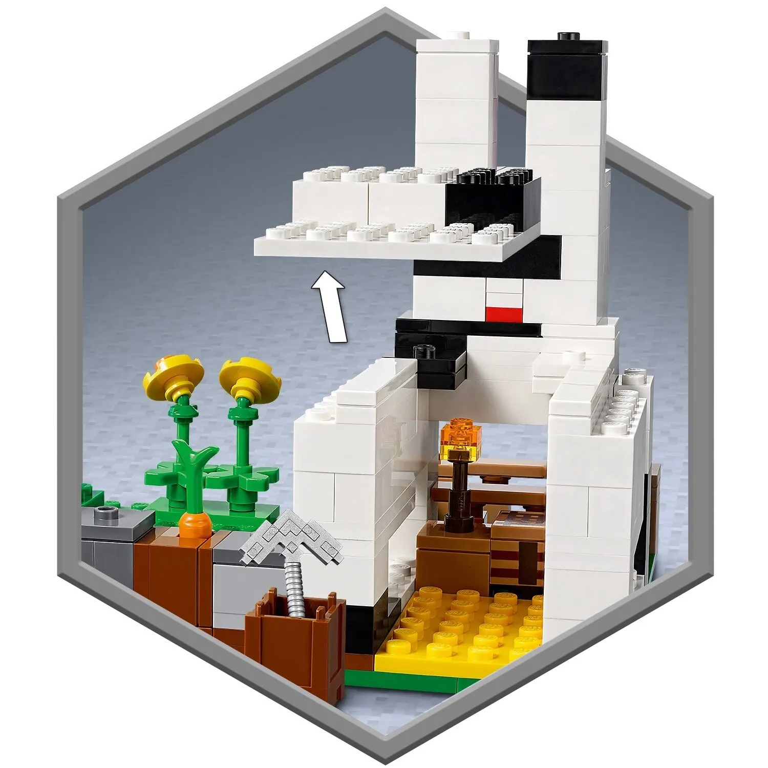Конструктор LEGO Minecraft 21181 Кроличье ранчо | Игрушки и хобби