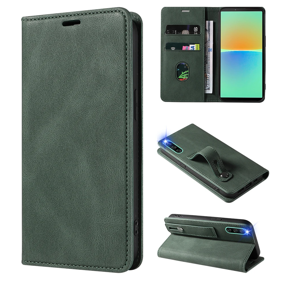 

Leather Flip Case for Sony Xperia5 III Xperia Xperia1 III Luxury Wallet Cards Stand Phone Bags Cover