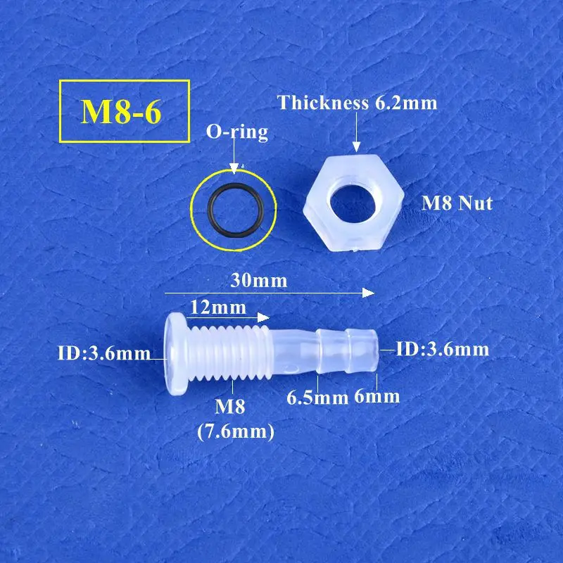 

Соединители для шланга SgooHan PP M5~M16 3~12 мм