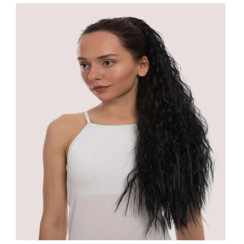 

Natural Black Soft Kinky Curly 26Inch 180%Density Free Part Pre Plucked Lace Front Wig For Women With Baby Hair Daily Wigs Heat