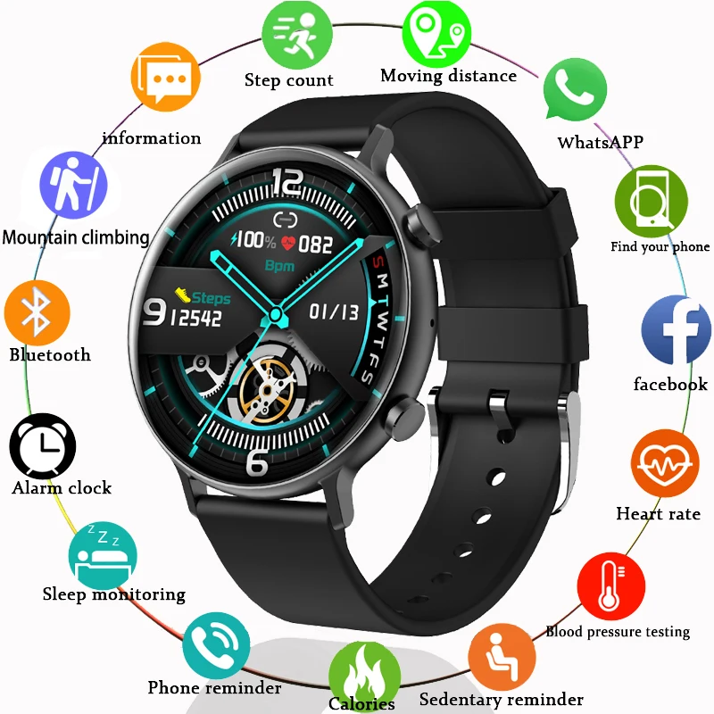 Новинка 2022 года ЭКГ + PPG Bluetooth смарт-часы для мужчин и женщин фитнес-трекер