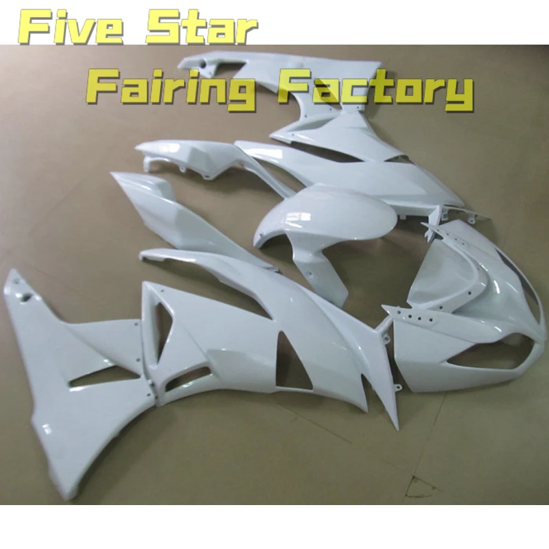 

Комплект обтекателей для мотоцикла Kawasaki Ninja ZX6R 636 2009 2010 2011 ZX 6R литьевая форма для кузова премиум класса Глянцевая белая оболочка