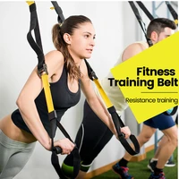 suspension trainer belt fitness hanging belt gym workout exercise pull rope stretching training elastic straps for yoga pilates