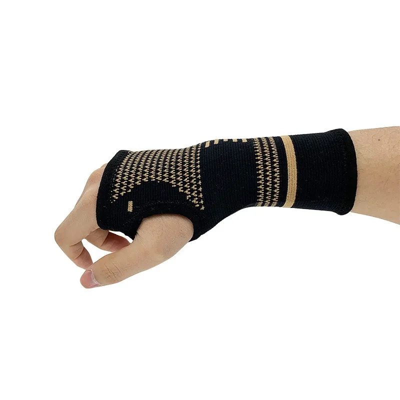 

1PCS Compression Wrist Brace with Pressure Belt Sport Protection Wristband Knitting Pressurized Wrist Palm Brace Bandage Support