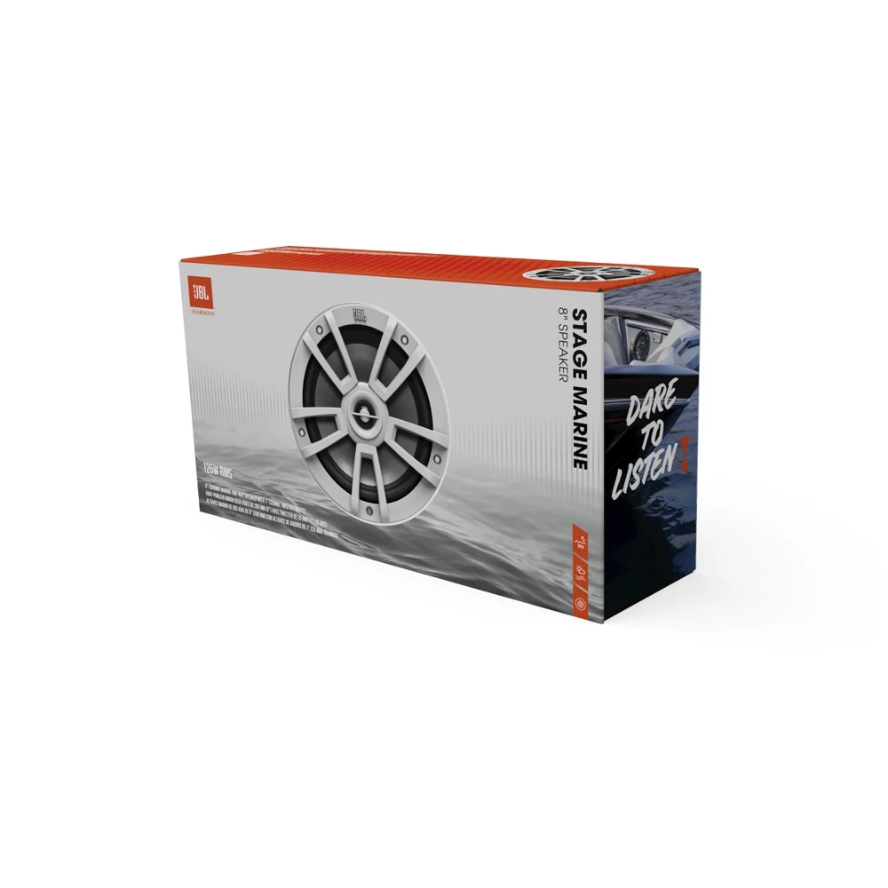 Морская двухполосная коаксиальная акустика JBL STAGE MARINE 8WHT белый |