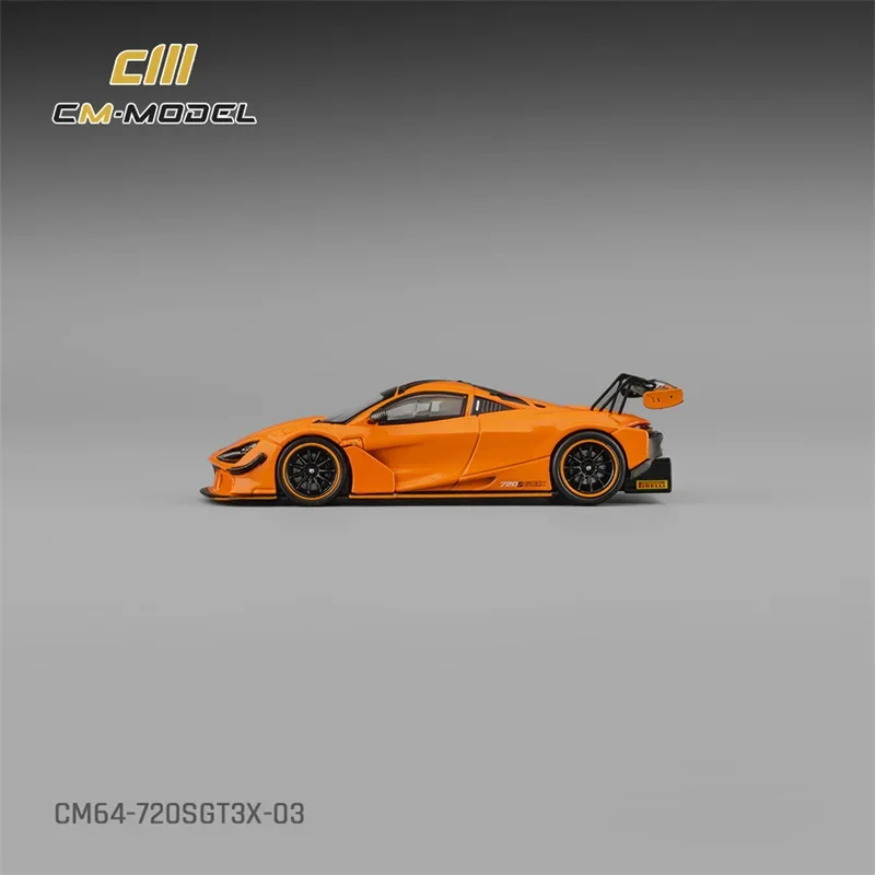 Фото CM MODEL 1:64 Papaya Orange 720SGT3X Литая модель автомобиля №3