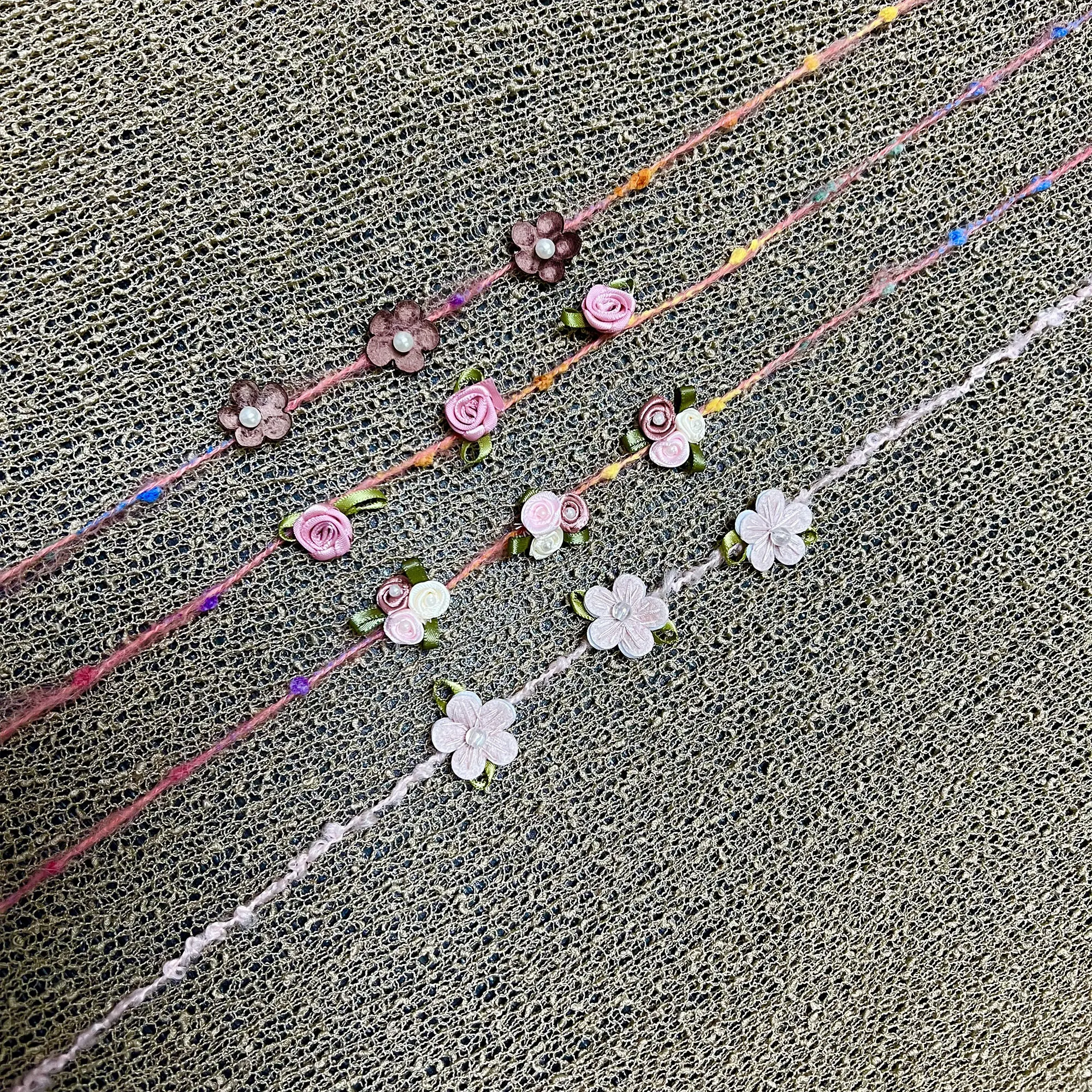 Мохеровая пряжа для новорожденных Don &amp Judy с застрягивающимся цветком головные