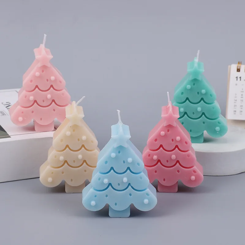 Силиконовая рождественская ароматерапевтическая свеча одна упаковка