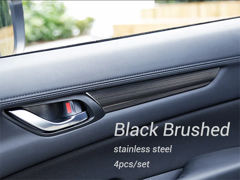 Внутренняя дверная ручка, панель поручня для Mazda CX-5 CX5 2017-2020 2021 2022 2023 2024, накладка KF, декоративные наклейки