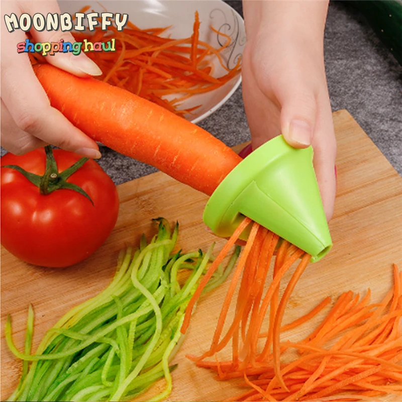 

Kitchen Tools Vegetables and Fruits Multi-function Spiral Shredder Peeler Manual Potato Carrot Radish Rotary Shredder Grater
