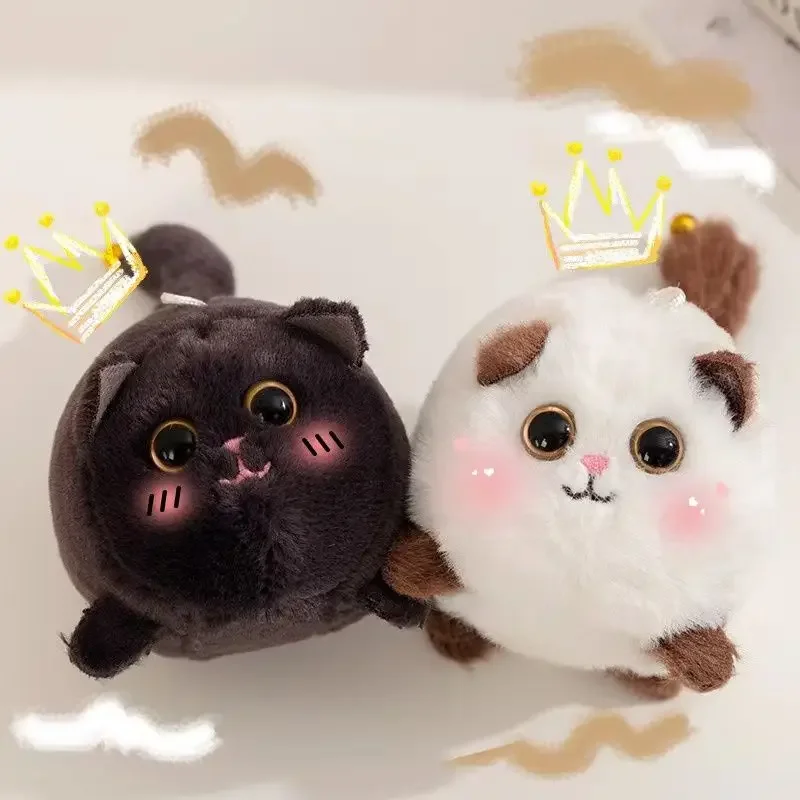 Симпатичная игрушка-кошка с ваггирующим хвостом плюшевая кукла брелок на дверь и