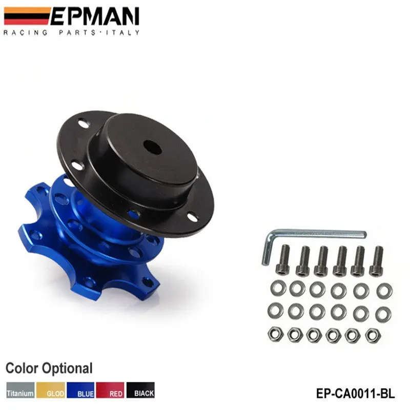 

EPMAN Quick Release Snap Off Hub Adapter Fits Car Sport Steering Wheel For BMW E39 Android EP-CA0011BL