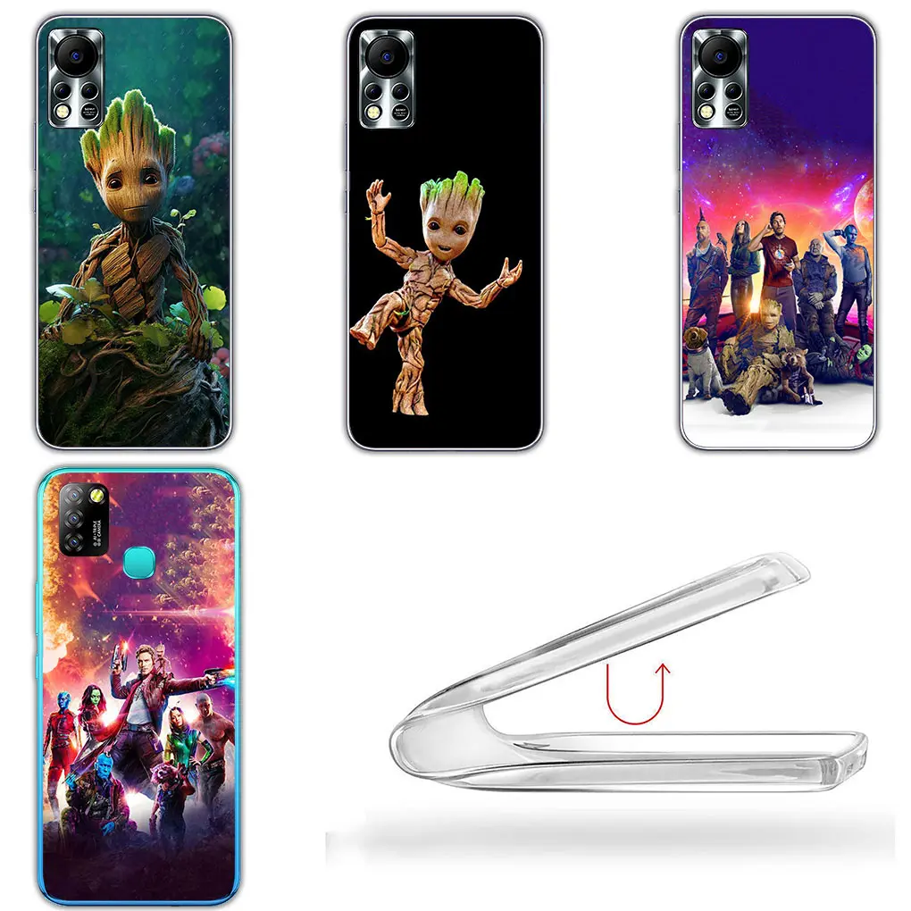 Guardians of the Galaxy Baby Groots Phone Cover Case for Motorola Moto G04 G71 G73 G32 G34 E14 G7 G9 G24 Power One Fusion Plus