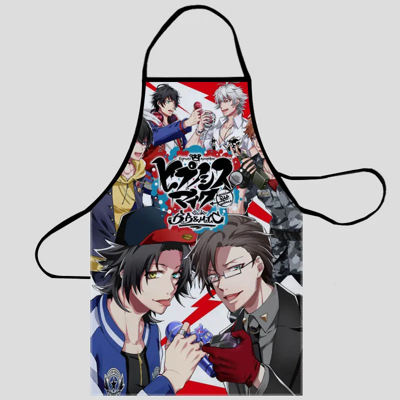 

New Arrival Hypnosis Mic Apron Kitchen Aprons For Women Oxford Fabric Cleaning Pinafore Home Cooking Accessories Apron