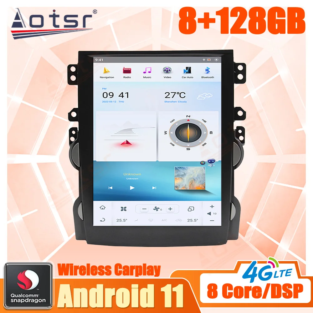 

Android 11 For Chevrolet Malibu 2012-2015 Car Multimedia Radio Stereo Player GPS Navi Head Unit Qualcomm Snapdragon Din Carplay