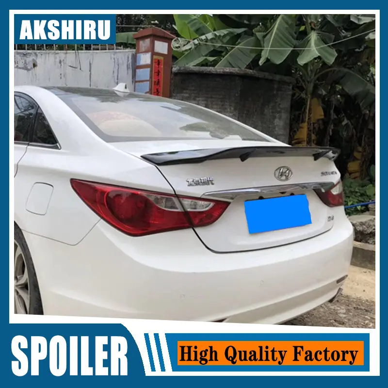 

Car-styling R Style Luster Carbon Fiber/FRP Rear Trunk Spoiler Wing Fit for Hyundai Sonata 8 2011 - 2013