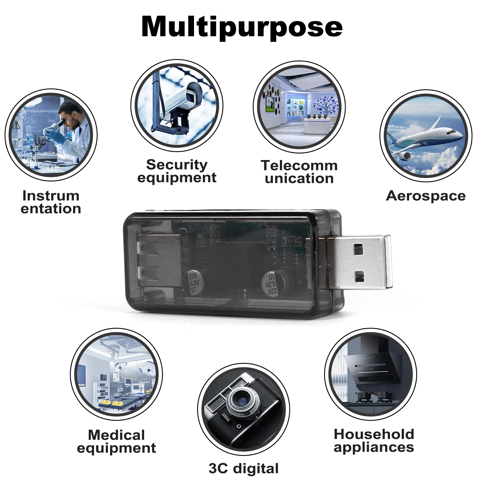 Фото N82R Adum3160 Цифровой изолятор аудиосигнала и питания USB-USB №3