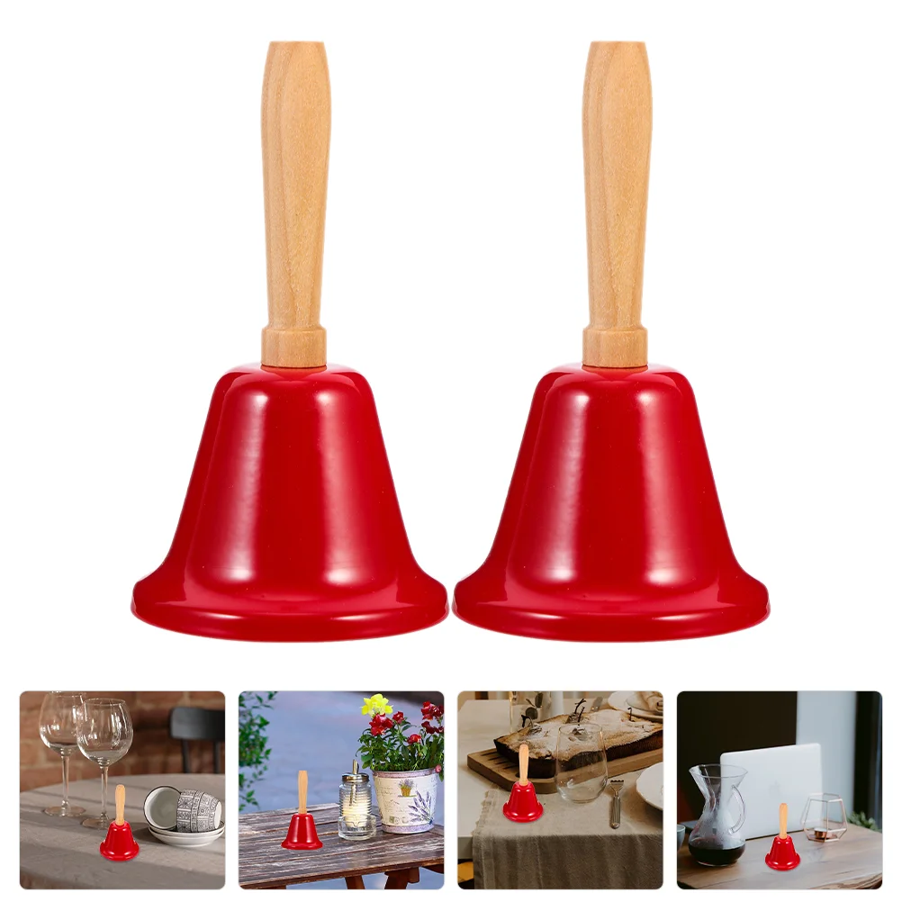 

Christmas Restaurant Call Bell Pantry Hand Hotel Metal Handheld Bells Decorations
