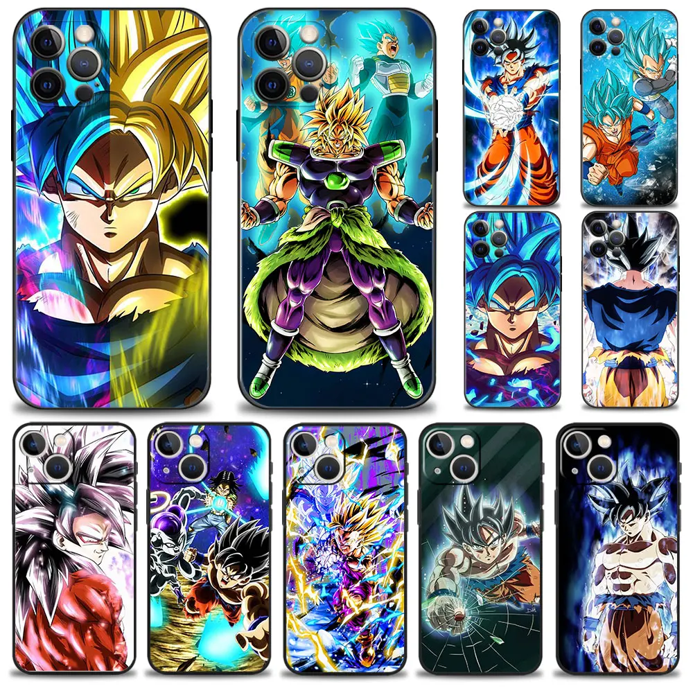 

Dragon Ball Super bakayaro goku Etui Coque For Apple iPhone 8 Plus 12 X 13 Pro Max 7 XS XR 14 11 5 6 5S Mini SE2 TPU TPU