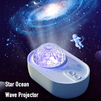 galaxy projector light spacecraft starry sky projector night light for bedroom decoration bt music speaker projection lamp decor