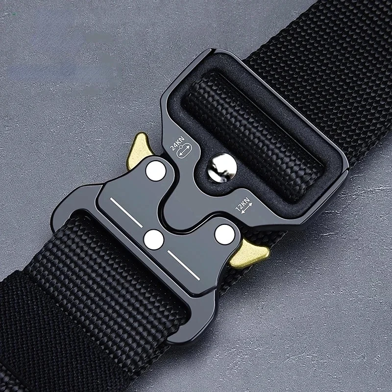 

Men's Belt Army Outdoor Hunting Tactical Multi Function Combat Survival High Quality Marine Corps Canvas For Nylon Male Luxury