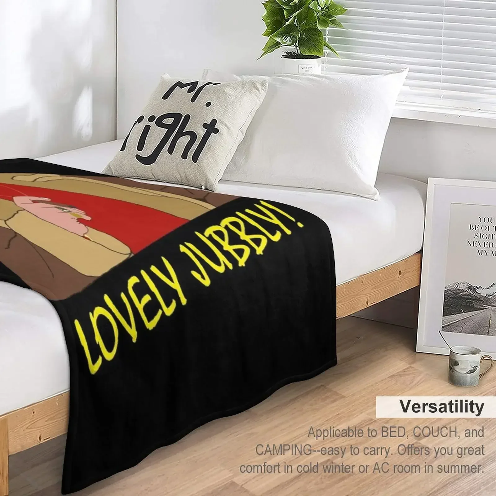 Прекрасно еврейское! (Желтое) Плед на Хэллоуин Туристическая среда Дорожные