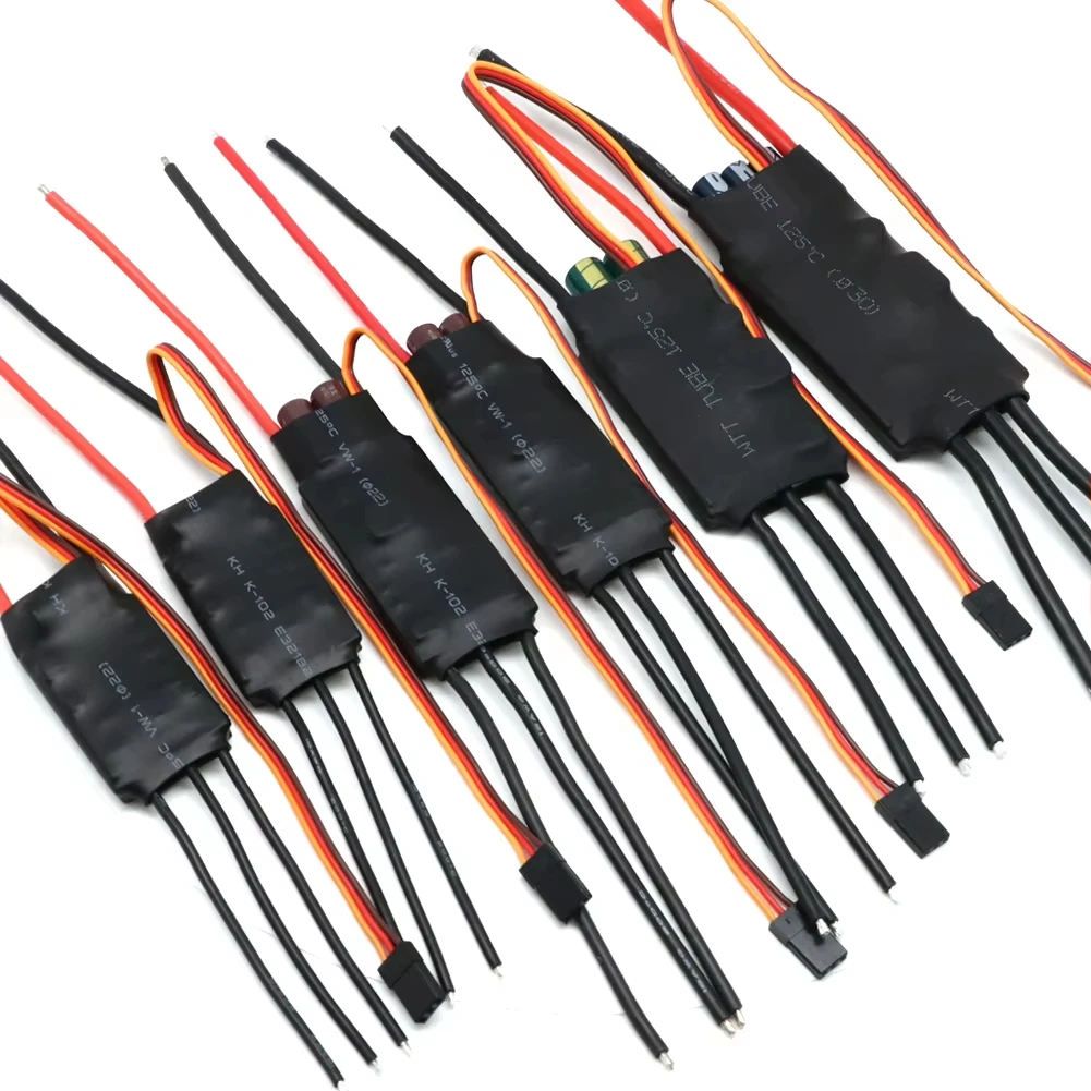 Фото Двунаправленный бесщеточный регулятор скорости ZMR 12A/20A/30A/40A/50A/60A/80A для радиоуправляемых автомобилей и пневматических подводных движителей №3