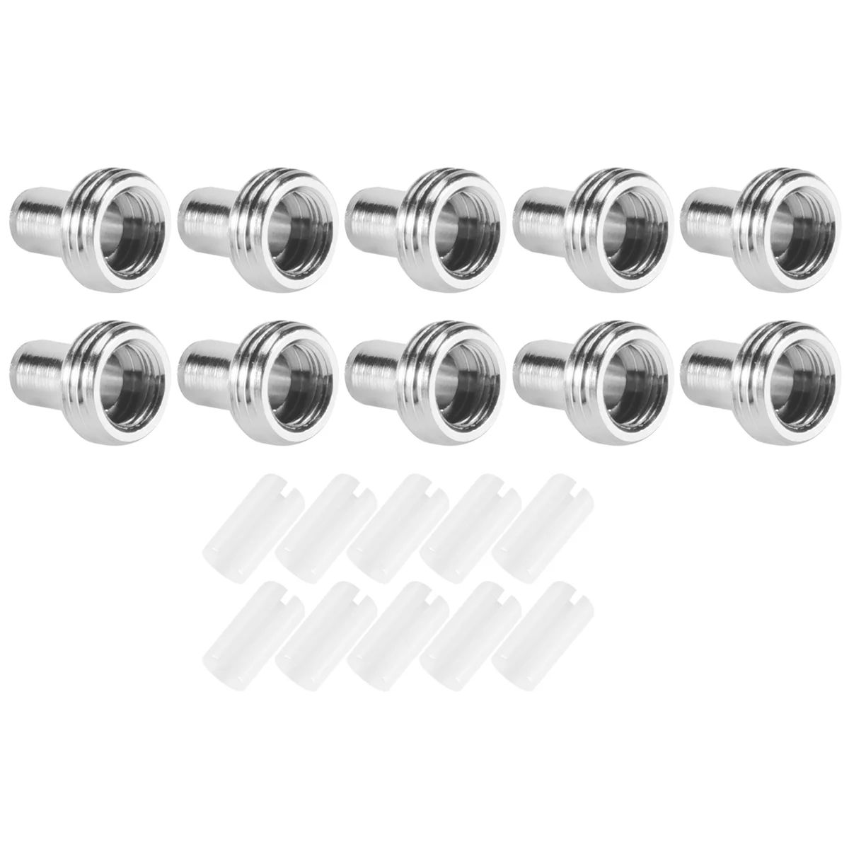 10 шт. керамические трубки и адаптеры для соединителей с металлической головкой
