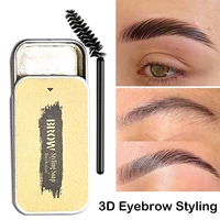 1pcs 3d wild eyebrow styling gel waterproof long lasting brow wax sculpt soap transparent eyebrow pomade cream makeup cosmetic