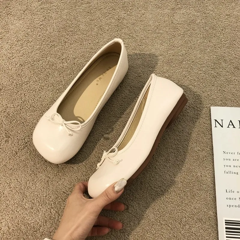 

Женские милые балетки, туфли конфетных цветов с квадратным носком, красивые туфли, подходят для мягких танцевальных тапочек 35-39, весна