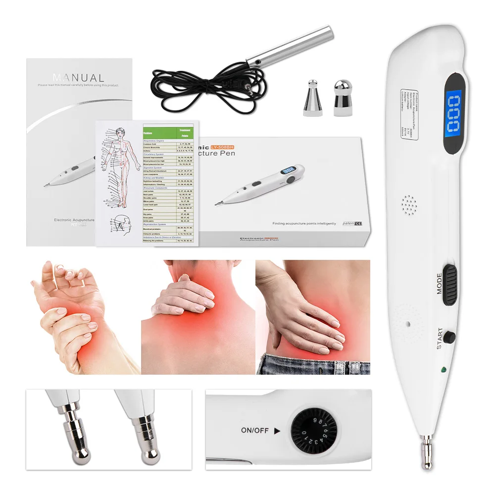 

Электронная акупунктурная ручка, точечный детектор, акупрессурный массаж, электрическая Магнитная терапия для облегчения боли, медицинский уход