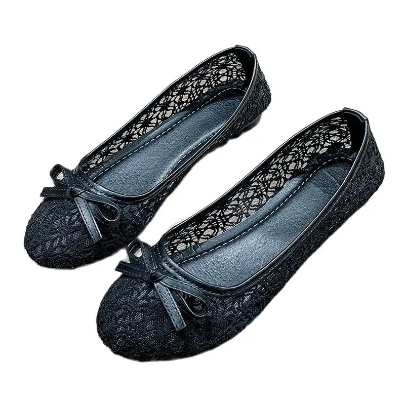 

Women Casual Boat Shoes Ladies Comfy Ballet Flats Girls Breathable Mesh Loafers Sneakers Zapatos Mujer Walking Footwear 2022