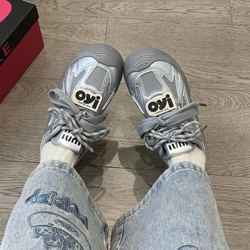 Женские кроссовки 2024 весенние новые из натуральной кожи в стиле ретро немецкая