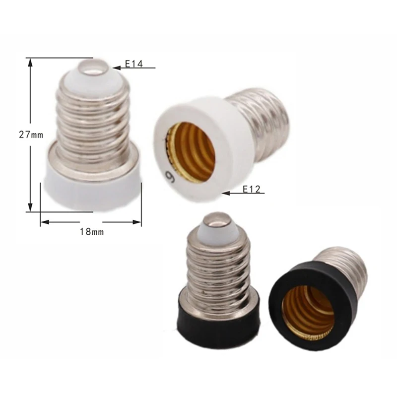 

E14 to E12 Base Adapter Converter Lamp Holder Lamp Adapter