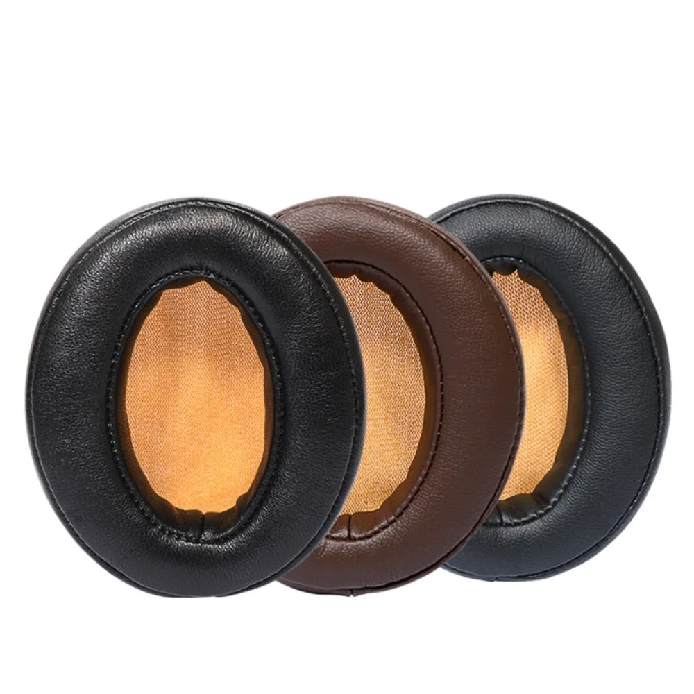 1 Пара Сетчатых Амбушюр Из Белковой Кожи Sennheiser Impulse 2/3 С Пряжкой Мягкие Сменные