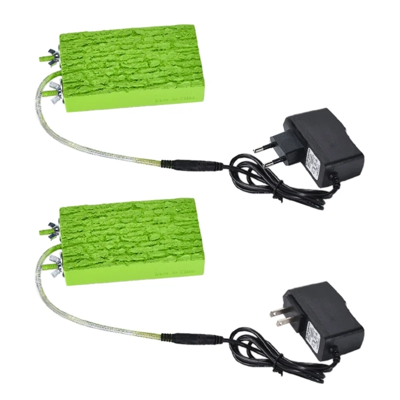 

Bird Perch Heated Thermo Stand Foot Pains Relief Bite Resistant Platform 6.1x3.3 Inch for Small Parrot Cage Accessories