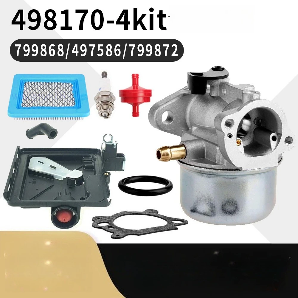 Фото Для моделей Briggs& Stratton 498170, 799872, 694202, 497586, 498254, 790821. Замена фильтра карбюратора для малогабаритных двигателей 799868. №1