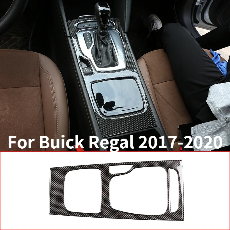 

Car Interior Carbon Fiber Central Control Panel Gear Panel Cover Trim Accessories For Buick Regal 2017-2020 PL