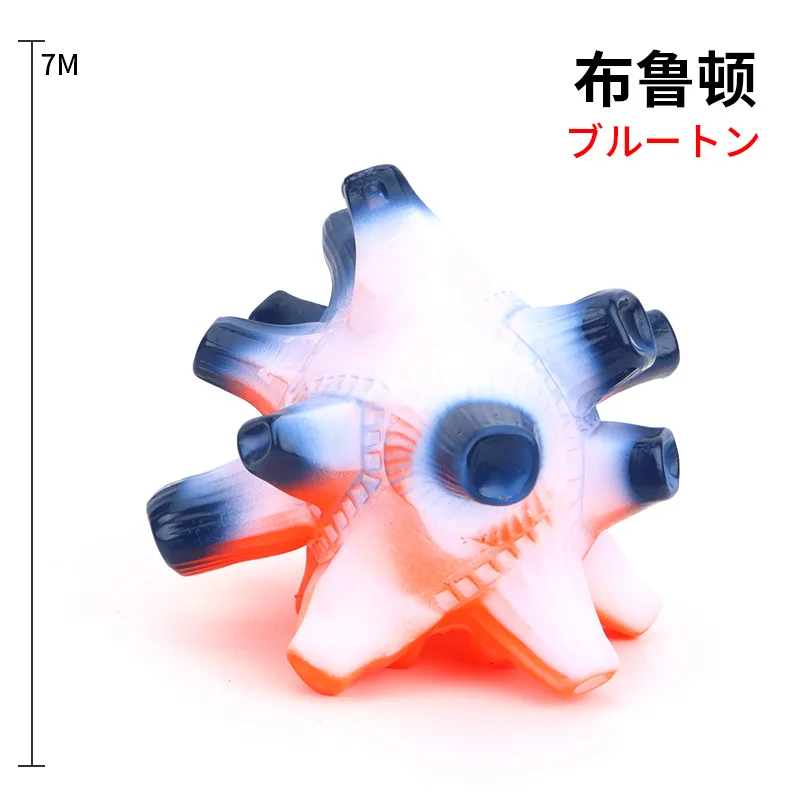 

7cm Small Soft Rubber Monster Bullton Original Action Figures Model Furnishing Articles Children's Assembly Puppets Toys