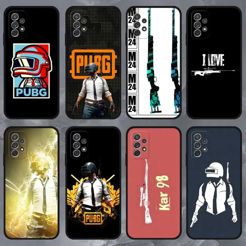 PUBG Battlegrounds Phone Case for samsung M 10 11 20 21 30 31 51 s prime s5 6 s6 s9 s8 s7 edge Black Soft Silicone Cover
