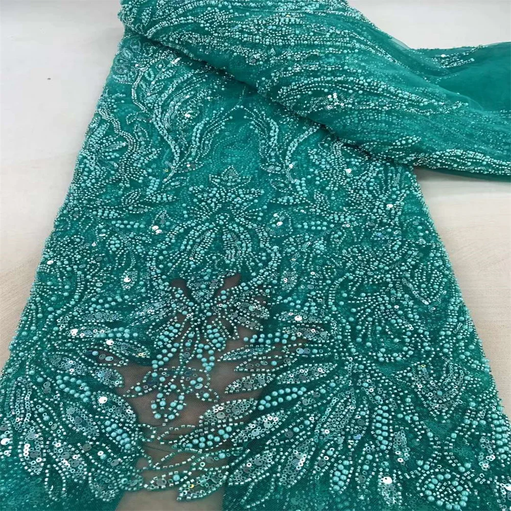 Новый дизайн африканская Роскошная Тюлевая кружевная ткань 2024 нигерийская