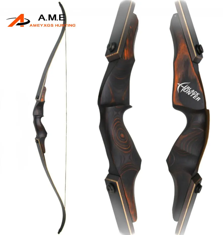 

60 Inch 25-60lbs Archery Recurve Bow Wooden Riser Bamboo Core Limbs Outdoor Sport Shooting Accessories American Hunting Bow