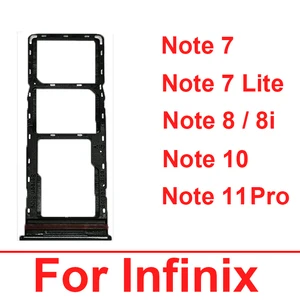 Imported Dual Sim Card Tray Slot For Infinix Note 7 X690 7 Lite X656 Note 8 X692 Note 8i X683 Note 10 X693 No