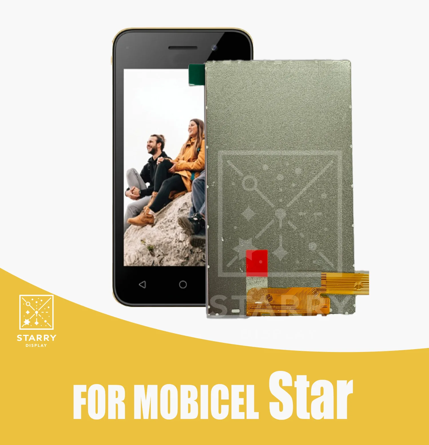 Сменный ЭКРАН для ЖК-ДИСПЛЕЯ MOBICEL Star TOUCH