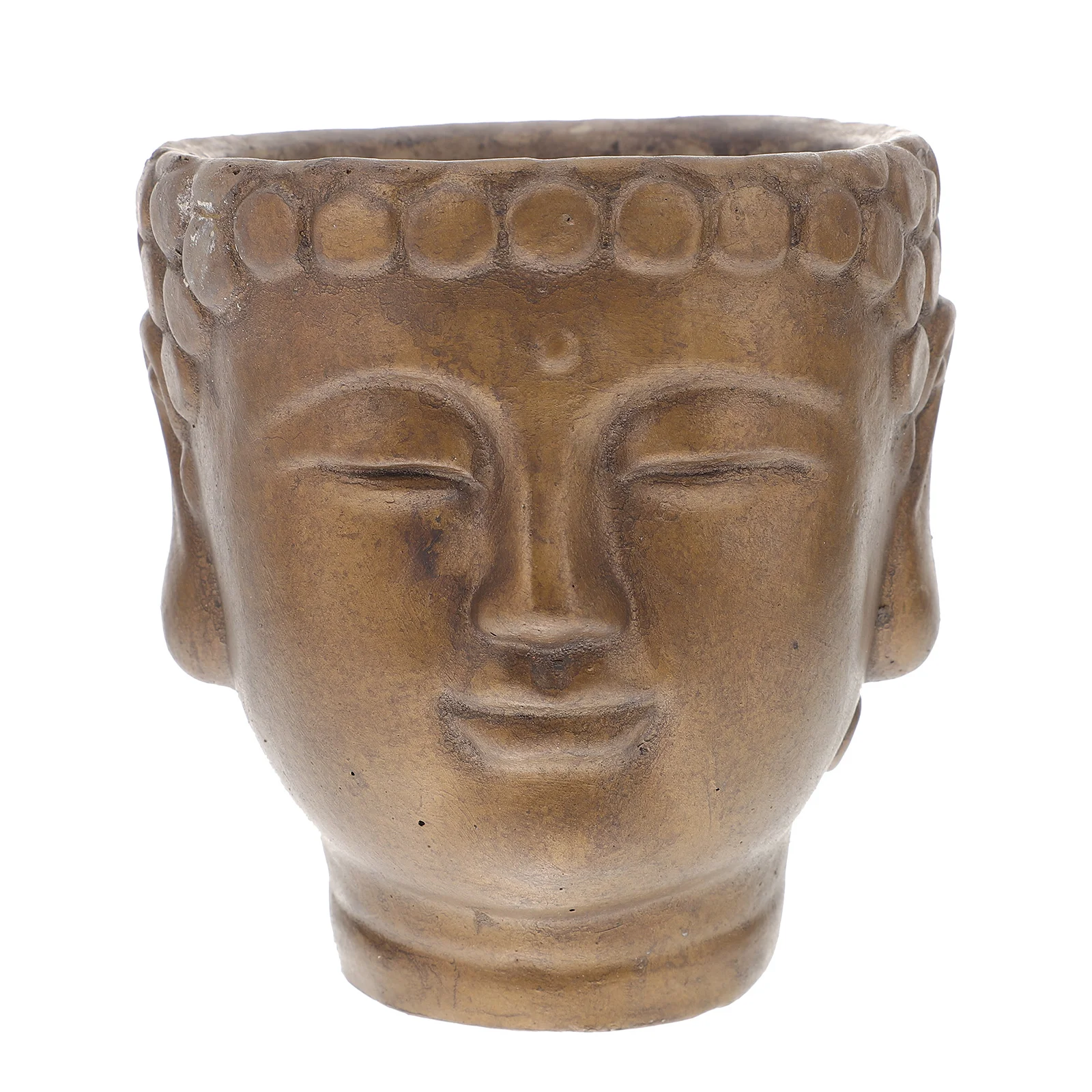 

Pot Head Planter Flower Pots Garden Bonsai Planters Face Sculpture Succulent Statue Holder Zen Vase Bust Ceramic Meditating