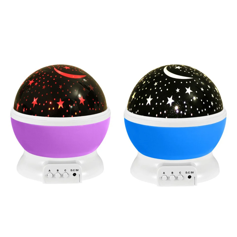 

Starry Sky Projector Galaxy Night Lights Star Moon Projector LED Rotating Night Lamp for Children Bedroom Decoration